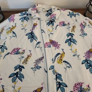 Soma Cool Nights collared top and pajama shorts